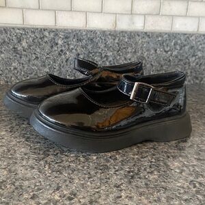 Black Patent Leather Kids Shoes